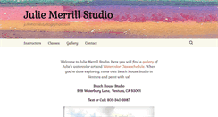 Desktop Screenshot of juliemerrillstudio.com