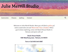 Tablet Screenshot of juliemerrillstudio.com